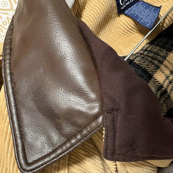 Chaps Ralph Lauren Corduroy Flannel Lined Chore Jacket Men's Size XL - Picture 8 of 8